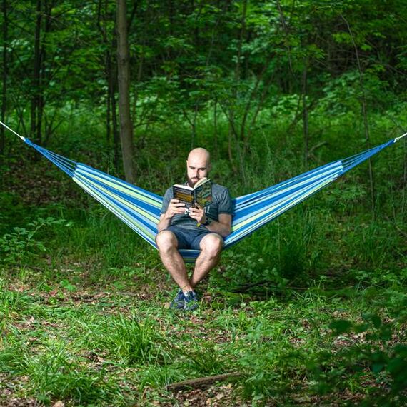 NILS NC9003 NIEBIESKO-ZIELONY HAMAK  CAMP, Kolor: zielony, Rozmiar: one size, 6 zdjęcie