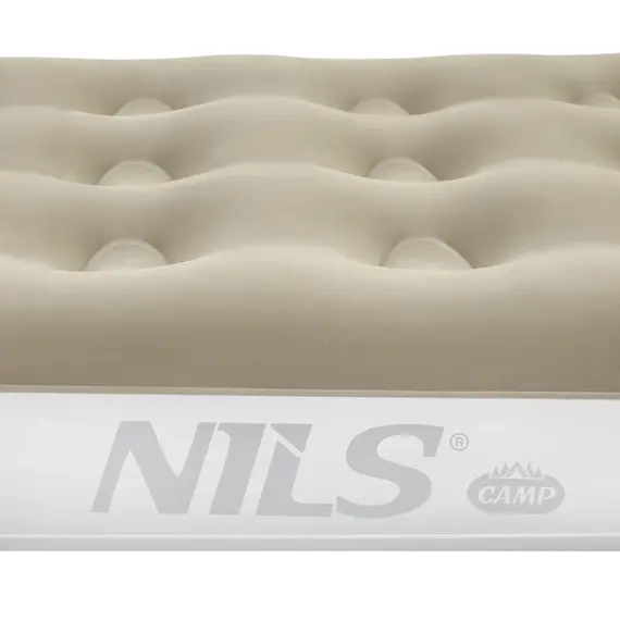NILS CAMP NC2801 MATERAC TURYSTYCZNY DMUCHANY 191X73X22 CM BEŻOWY, Kolor: beżowy, Rozmiar: one size, 3 zdjęcie