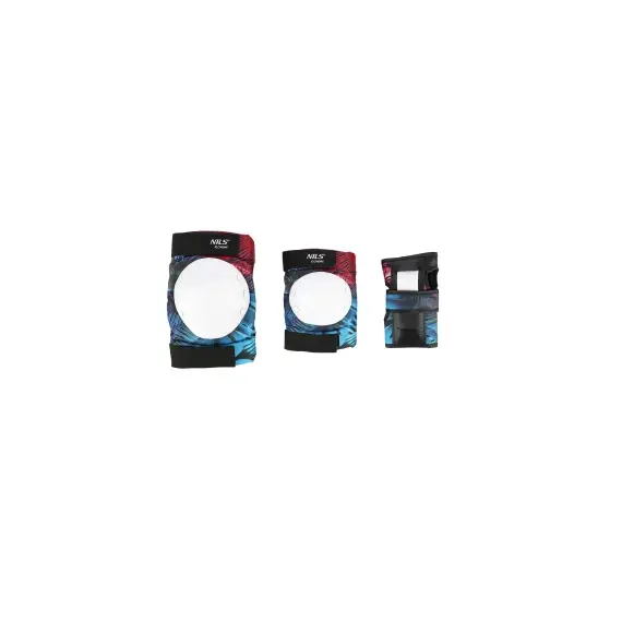 NILS EXTREME H734 BIAŁE ROZM. L ZESTAW OCHRANIACZY, Kolor: biały, Rozmiar: L