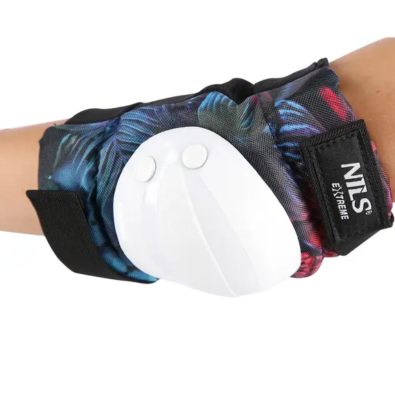 NILS EXTREME H734 BIAŁE ROZM. L ZESTAW OCHRANIACZY, Kolor: biały, Rozmiar: L, 4 zdjęcie