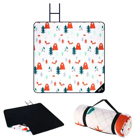 NILS NC8028 LAS KOC PIKNIKOWY 195X200 CM  CAMP, 5 zdjęcie