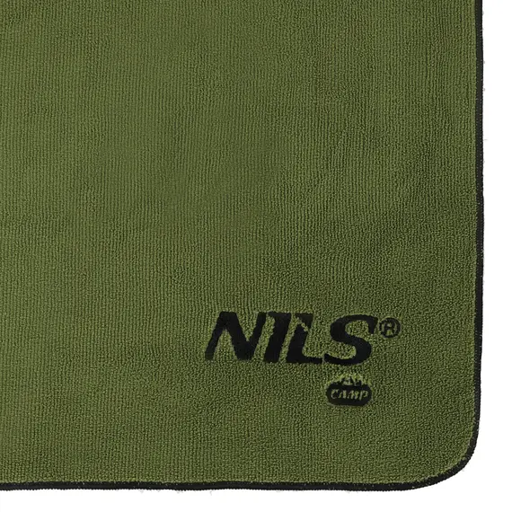 NILS CAMP NCR15 RĘCZNIK Z MIKROFIBRY WOJSKOWY KHAKI 120x60 cm, Kolor: zielony, Rozmiar: one size, 6 zdjęcie