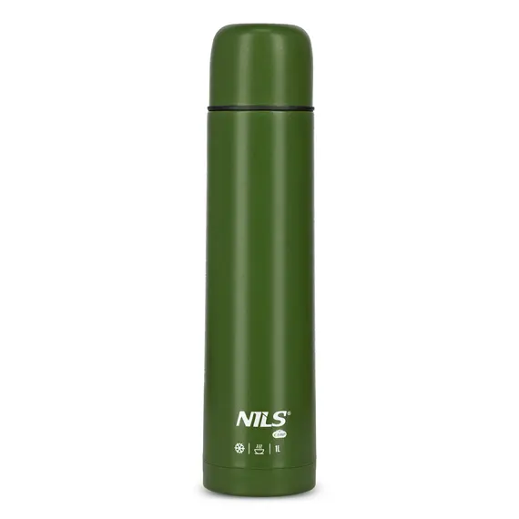 NILS CAMP NC3804 TERMOS TURYSTYCZNY 1000 ML ZIELONY, Kolor: zielony, Rozmiar: one size, 2 zdjęcie
