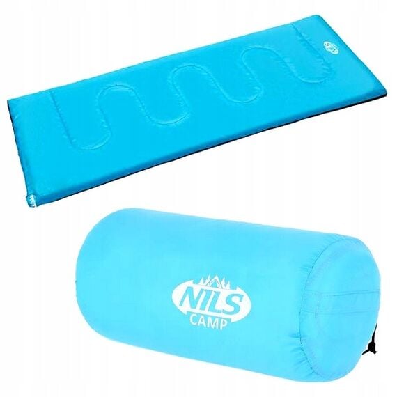 NILS CAMP NC2002 NIEBIESKI ŚPIWÓR, Kolor: niebieski, Rozmiar: one size