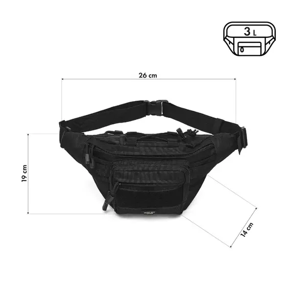 NILS CAMP NC3906 NERKA CZARNA, Kolor: czarny, Rozmiar: one size, 5 zdjęcie