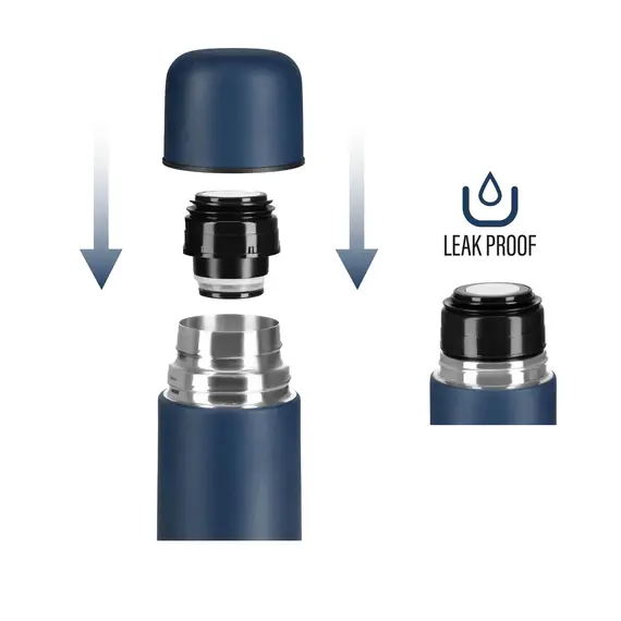 NILS CAMP NC3804 TERMOS TURYSTYCZNY 1000 ML NIEBIESKI, Kolor: niebieski, Rozmiar: one size, 5 zdjęcie