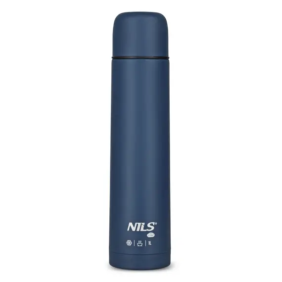 NILS CAMP NC3804 TERMOS TURYSTYCZNY 1000 ML NIEBIESKI, Kolor: niebieski, Rozmiar: one size, 2 zdjęcie