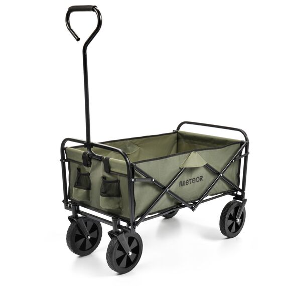 METEOR wózek transportowy turystyczny na plażę X-200 khaki, 9 zdjęcie