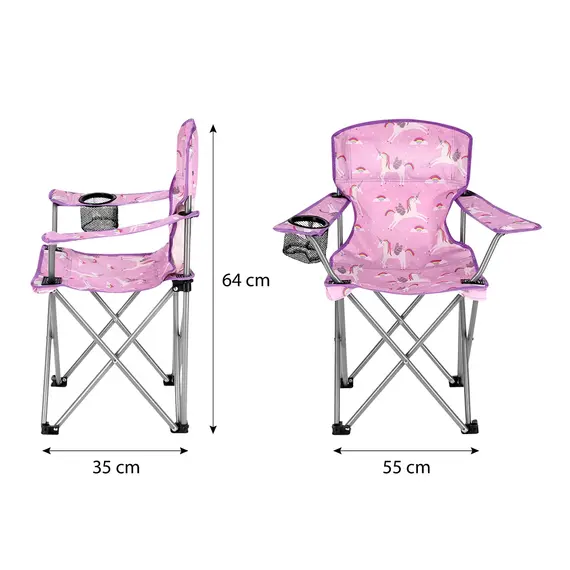 NILS CAMP NC3001 UNICORN KRZESŁO NILS FUN, Kolor: różowy, Rozmiar: one size, 7 zdjęcie