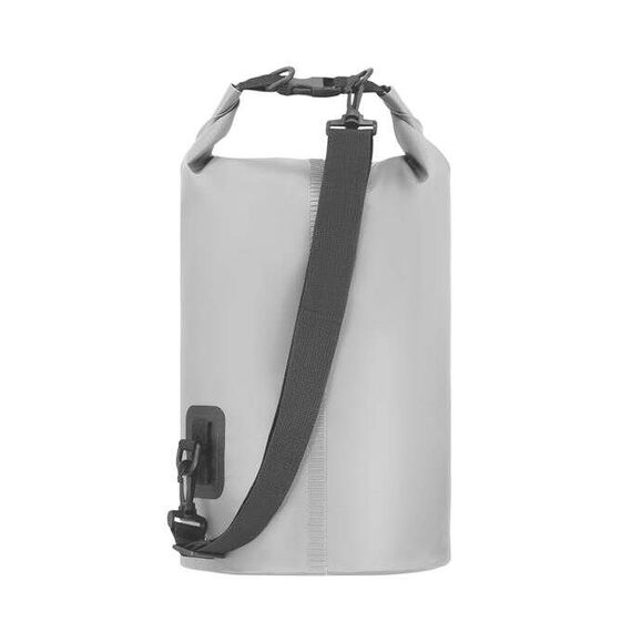 NILS CAMP NC1703 WOREK WODOODPORNY SZARY 15L, 3 zdjęcie