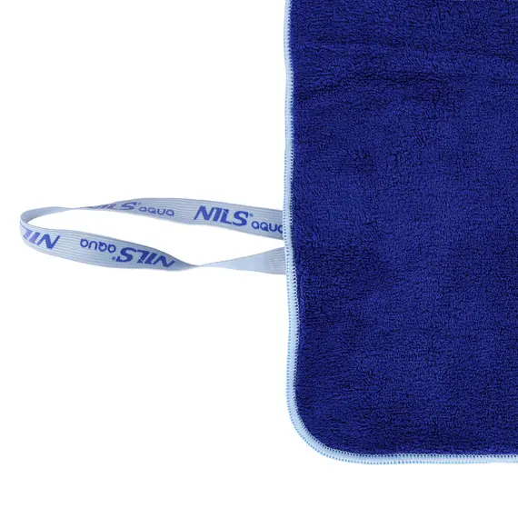 NILS AQUA NAR14 RĘCZNIK Z MIKROFIBRY FROTTE GRANATOWY 160X80cm, Kolor: granatowy, Rozmiar: one size, 4 zdjęcie