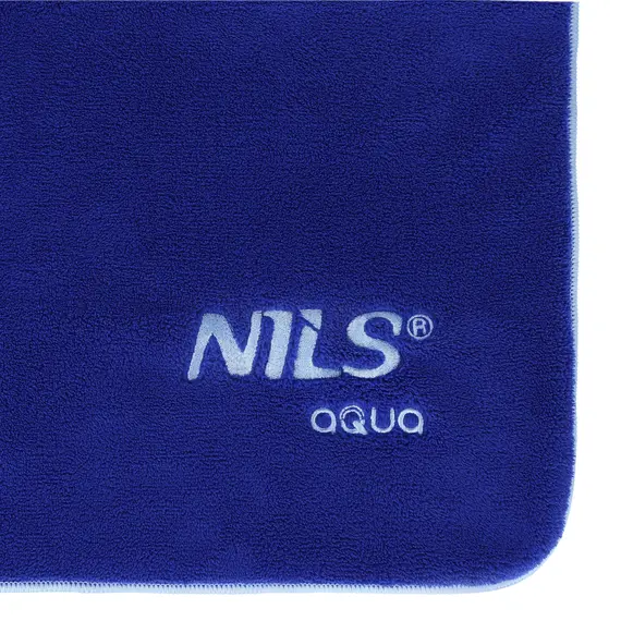 NILS AQUA NAR14 RĘCZNIK Z MIKROFIBRY FROTTE GRANATOWY 160X80cm, Kolor: granatowy, Rozmiar: one size, 5 zdjęcie