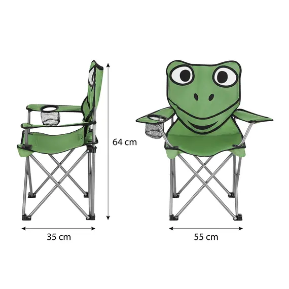 NILS FUN NC3007 FROG KRZESŁO, Kolor: zielony, Rozmiar: one size, 5 zdjęcie