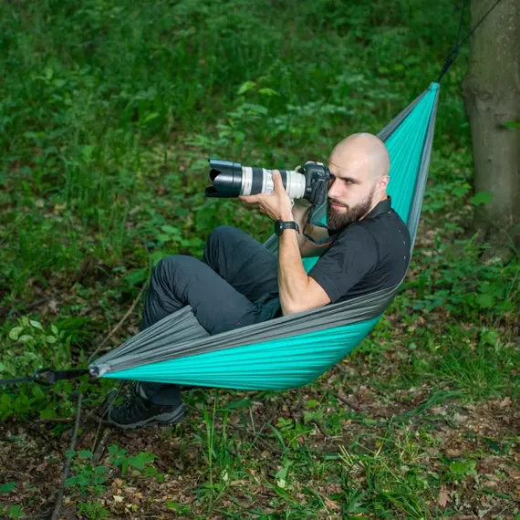 NILS NC9092 ZIELONY HAMAK TURYSTYCZNY  CAMP, Kolor: zielony, Rozmiar: one size, 10 zdjęcie
