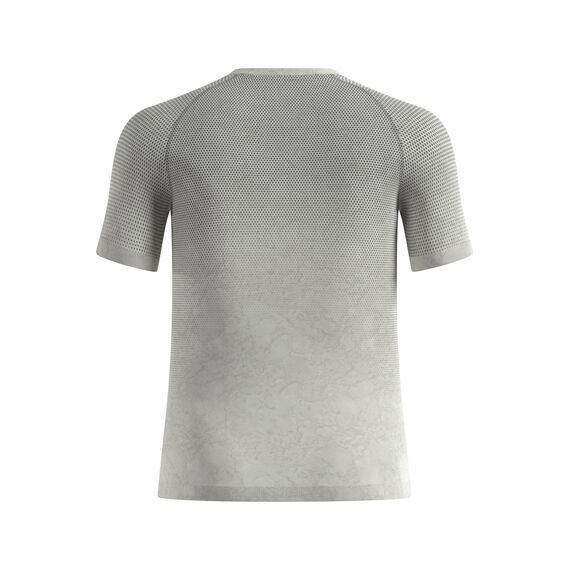 Koszulka męska ODLO BL TOP crew neck s/s PERFORMANCE LIGHT - RAIN DYE beżowa, Kolor: beżowy, Rozmiar: S, 2 zdjęcie