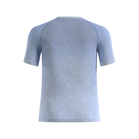 Koszulka męska ODLO BL TOP crew neck PERFORMANCE LIGHT RAIN DYE niebieska, Kolor: niebieski, Rozmiar: M, 2 zdjęcie