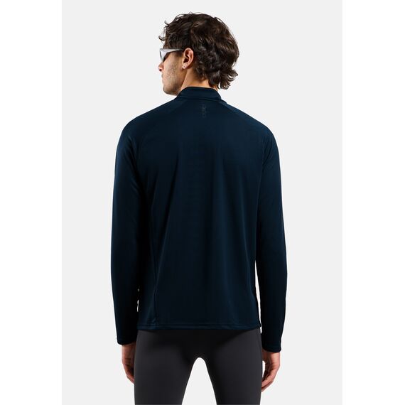 ODLO Bluza męska Mid layer ESSENTIAL 1/2 ZIP granatowa, Kolor: granatowy, Rozmiar: M, 2 zdjęcie