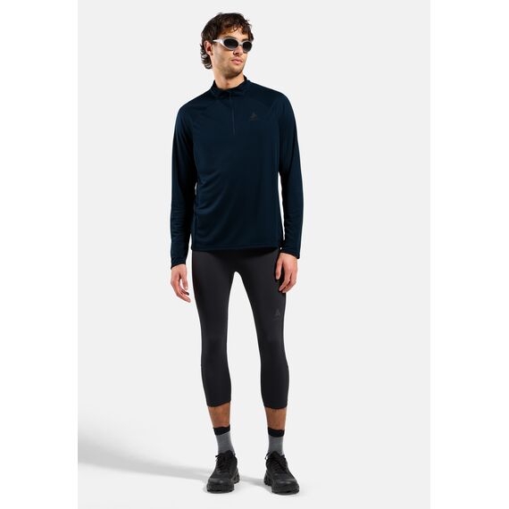 ODLO Bluza męska Mid layer ESSENTIAL 1/2 ZIP granatowa, Kolor: granatowy, Rozmiar: M, 3 zdjęcie