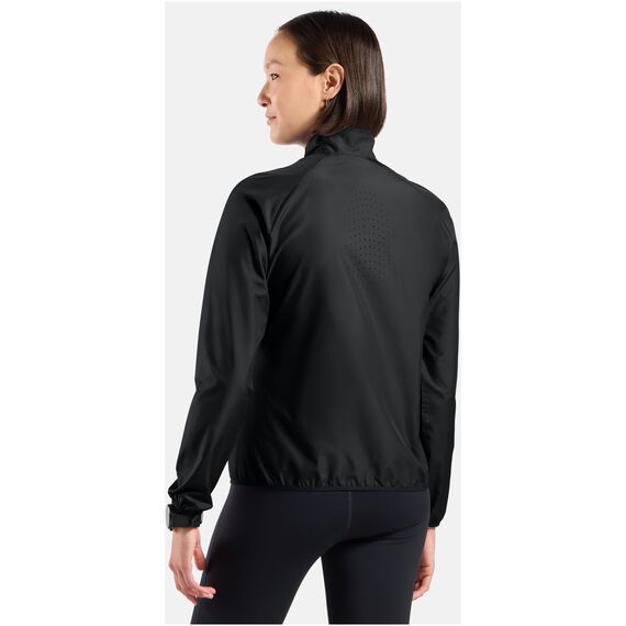 Kurtka przeciwwiatrowa damska Odlo Jacket ESSENTIAL LIGHT czarna, Kolor: czarny, Rozmiar: M, 2 zdjęcie