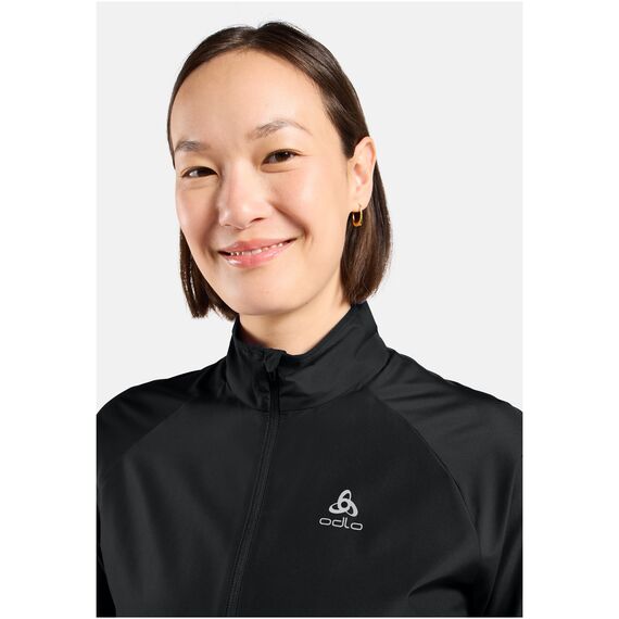 Kurtka przeciwwiatrowa damska Odlo Jacket ESSENTIAL LIGHT czarna, Kolor: czarny, Rozmiar: S, 5 zdjęcie