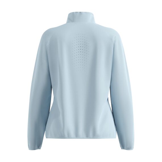 Kurtka damska do biegania ODLO Jacket ESSENTIAL LIGHT niebieska, Kolor: niebieski, Rozmiar: S, 8 zdjęcie