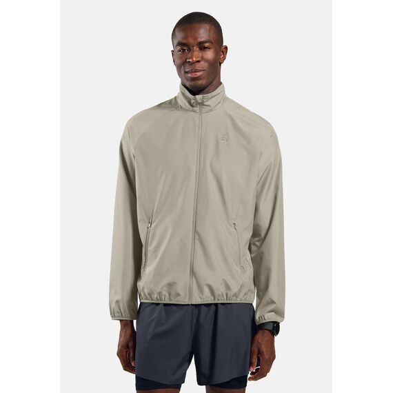 Kurtka męska ODLO Jacket ESSENTIAL LIGHT szara, Kolor: szary, Rozmiar: M