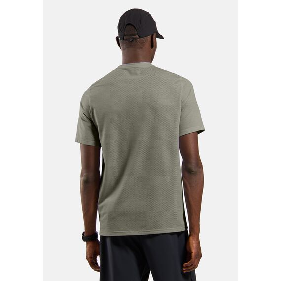 Koszulka z krótkim rękawem męska ODLO T-shirt crew neck ESSENTIAL LINENCOOL szara, Kolor: szary, Rozmiar: M, 2 zdjęcie