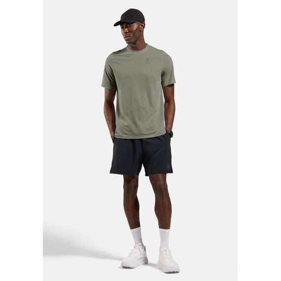 Koszulka z krótkim rękawem męska ODLO T-shirt crew neck ESSENTIAL LINENCOOL szara, Kolor: szary, Rozmiar: L, 3 zdjęcie