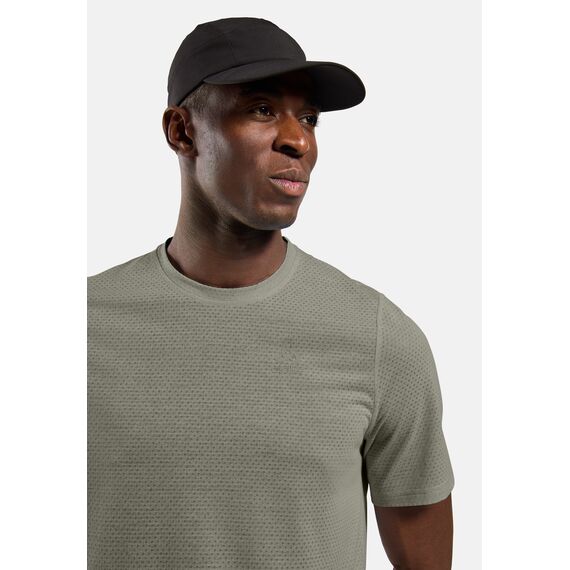 Koszulka z krótkim rękawem męska ODLO T-shirt crew neck ESSENTIAL LINENCOOL szara, Kolor: szary, Rozmiar: L, 4 zdjęcie