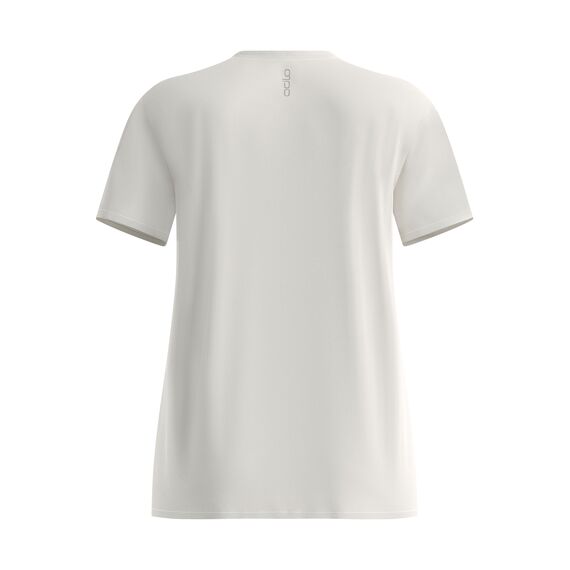 Koszulka z krótkim rękawem damska ODLO T-shirt crew neck s/s ZEROWEIGHT CHILL-TEC beżowa, 7 zdjęcie