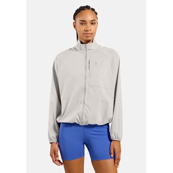 Kurtka damska ODLO Jacket ZEROWEIGHT beżowa, Kolor: beżowy, Rozmiar: M