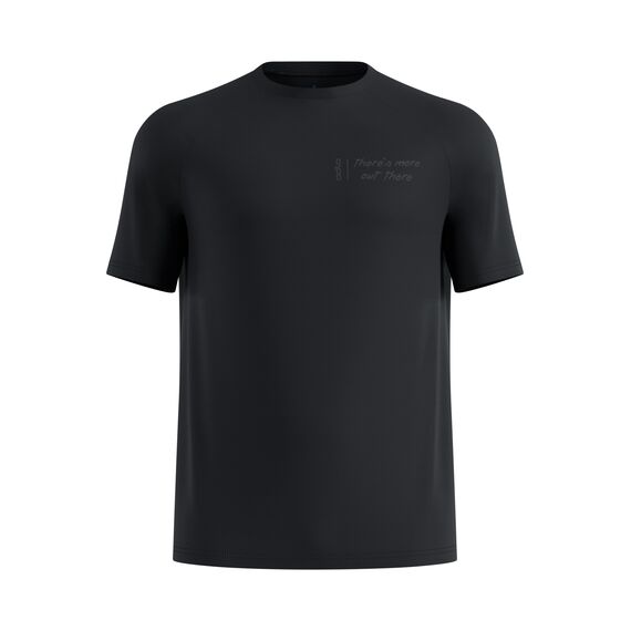 ODLO Koszulka z krótkim rękawem męska T-shirt crew neck s/s ESSENTIAL PRINT czarna, Kolor: czarny, Rozmiar: L, 5 zdjęcie