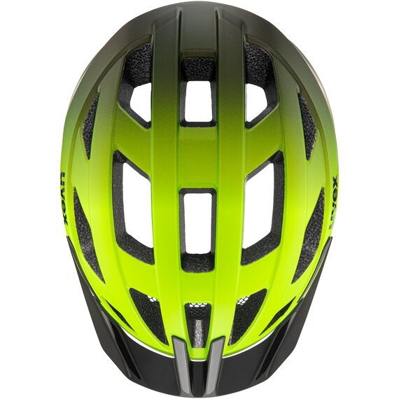 Kask rowerowy UVEX I-vo 2 zielony neon, Kolor: żółty, Rozmiar: 56-60, 5 zdjęcie