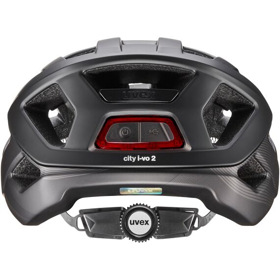 Kask rowerowy UVEX City i-vo 2 czarny, Kolor: czarny, Rozmiar: 56-60, 3 zdjęcie