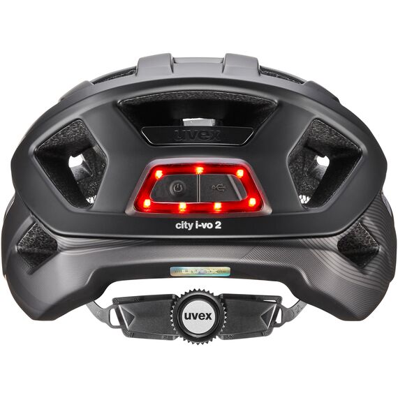 Kask rowerowy UVEX City i-vo 2 czarny, Kolor: czarny, Rozmiar: 52-57, 4 zdjęcie