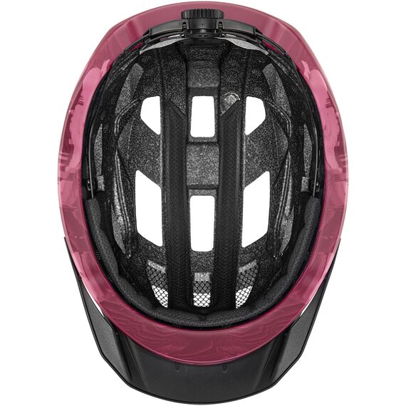 Kask rowerowy UVEX City i-vo 2 czerwony, Kolor: czerwony, Rozmiar: 56-60, 4 zdjęcie