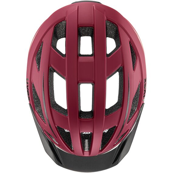 Kask rowerowy UVEX City i-vo 2 czerwony, Kolor: czerwony, Rozmiar: 56-60, 6 zdjęcie