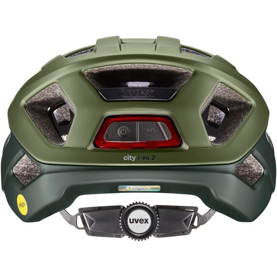 Kask rowerowy UVEX City i-vo 2 MIPS zielony, Kolor: zielony, Rozmiar: 56-60, 2 zdjęcie