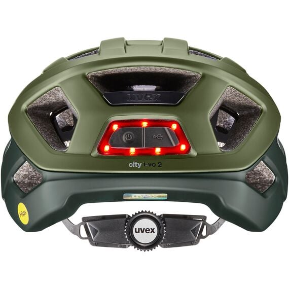 Kask rowerowy UVEX City i-vo 2 MIPS zielony, Kolor: zielony, Rozmiar: 52-57, 3 zdjęcie