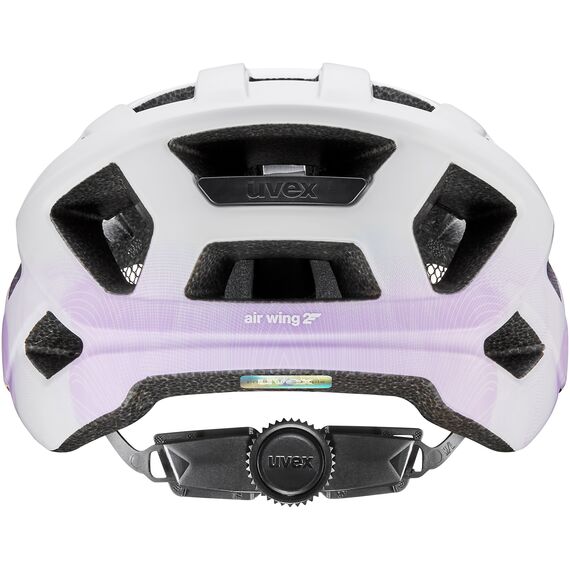 Kask rowerowy UVEX Air wing 2 CC biało-fioletowy, Kolor: fioletowy, Rozmiar: 52-57, 2 zdjęcie