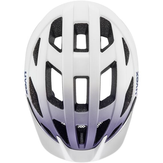 Kask rowerowy UVEX Air wing 2 CC biało-fioletowy, Kolor: fioletowy, Rozmiar: 50-54, 5 zdjęcie