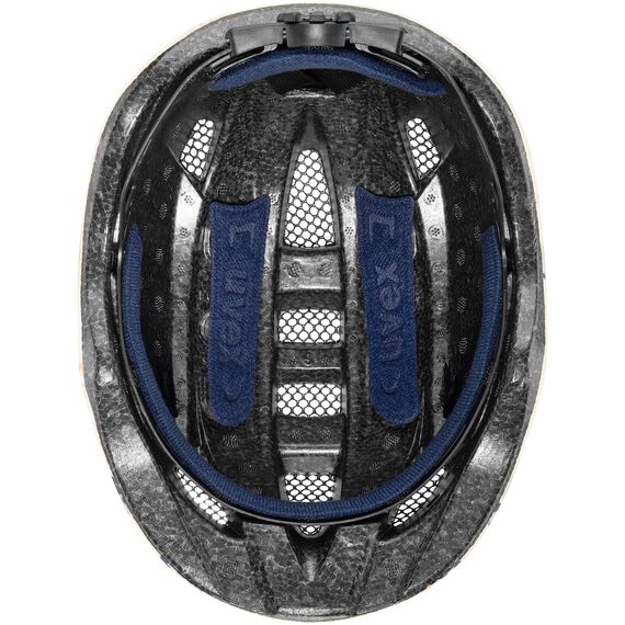 Kask Rowerowy Dziecięcy UVEX Kid 2 CC w szopy, Kolor: beżowy, Rozmiar: 46-52, 3 zdjęcie