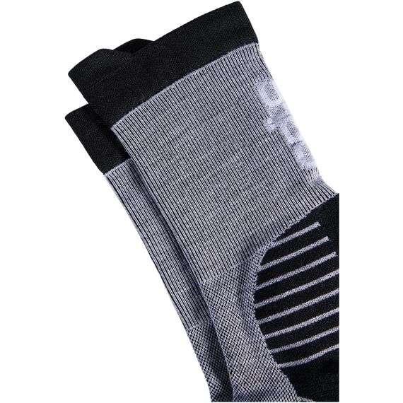 Skarpetki UNI ODLO Socks crew PERFORMANCE MERINO TRAIL czarne, Kolor: czarny, Rozmiar: 39/41, 3 zdjęcie