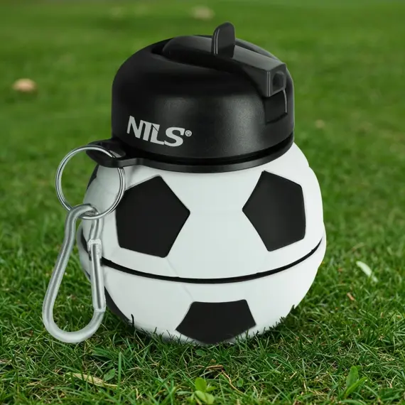 NILS NC4104 BUTELKA SPORTOWA SKŁADANA 550ML FOOTBALL, 4 zdjęcie