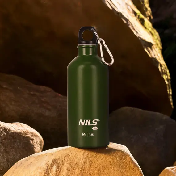 NILS CAMP NC3801 BUTELKA TURYSTYCZNA 550ML ZIELONA, Kolor: zielony, Rozmiar: one size, 3 zdjęcie