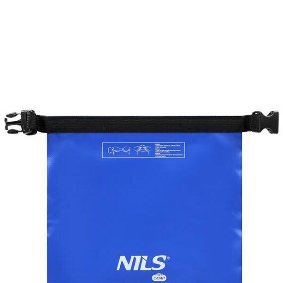 NILS CAMP NC1703 WOREK WODOODPORNY NIEBIESKI 5L, 4 zdjęcie