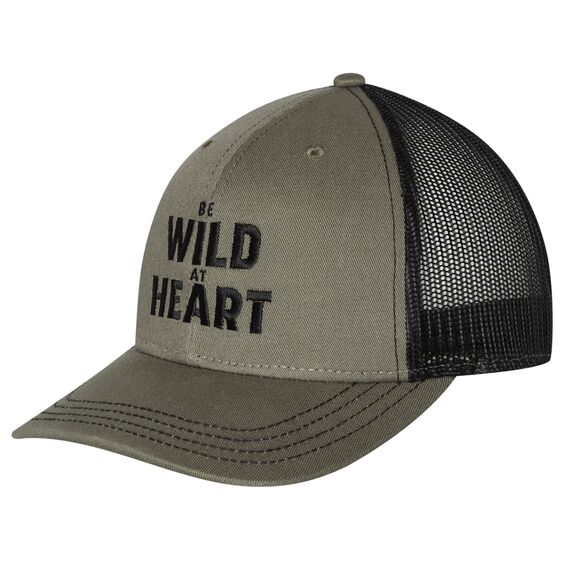 Fjord Nansen Czapka z daszkiem TRUCKER CAP BWAH olive/black