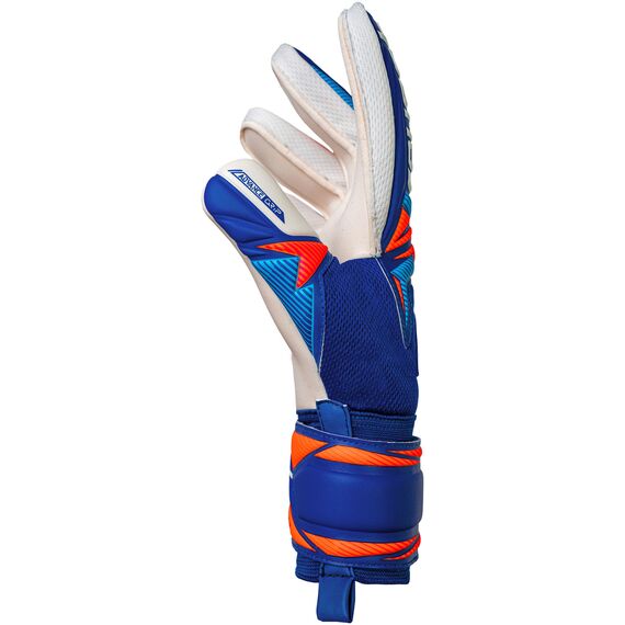 REUSCH Rękawice bramkarskie Attrakt Advance niebiesko-pomarańczowe, Kolor: niebieski, Rozmiar: 11, 4 zdjęcie