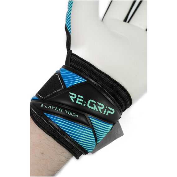 REUSCH Rękawice bramkarskie Attrakt RE:GRIP NC czarno-niebieskie, Kolor: czarny, Rozmiar: 9.5, 8 zdjęcie
