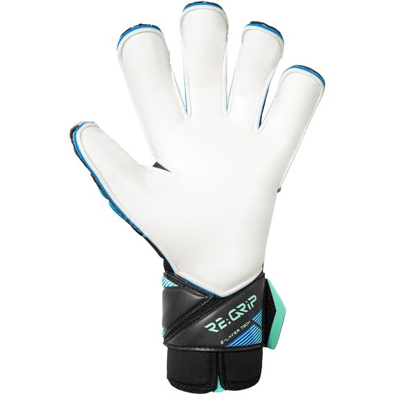 REUSCH Rękawice bramkarskie Attrakt RE:GRIP Evolution czarno-niebieskie, Kolor: czarny, Rozmiar: 10, 3 zdjęcie